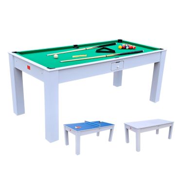 Biliardo ADVANCE MULTI BIANCO (185 cm)