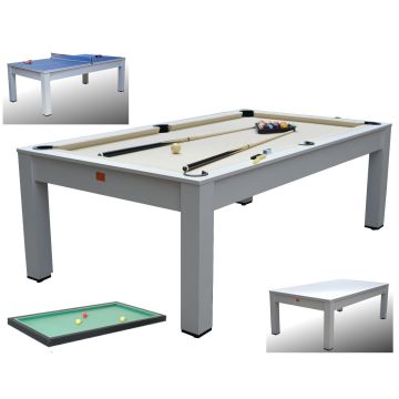 Biliardo GIUNONE BIANCO (226 cm) per italiana